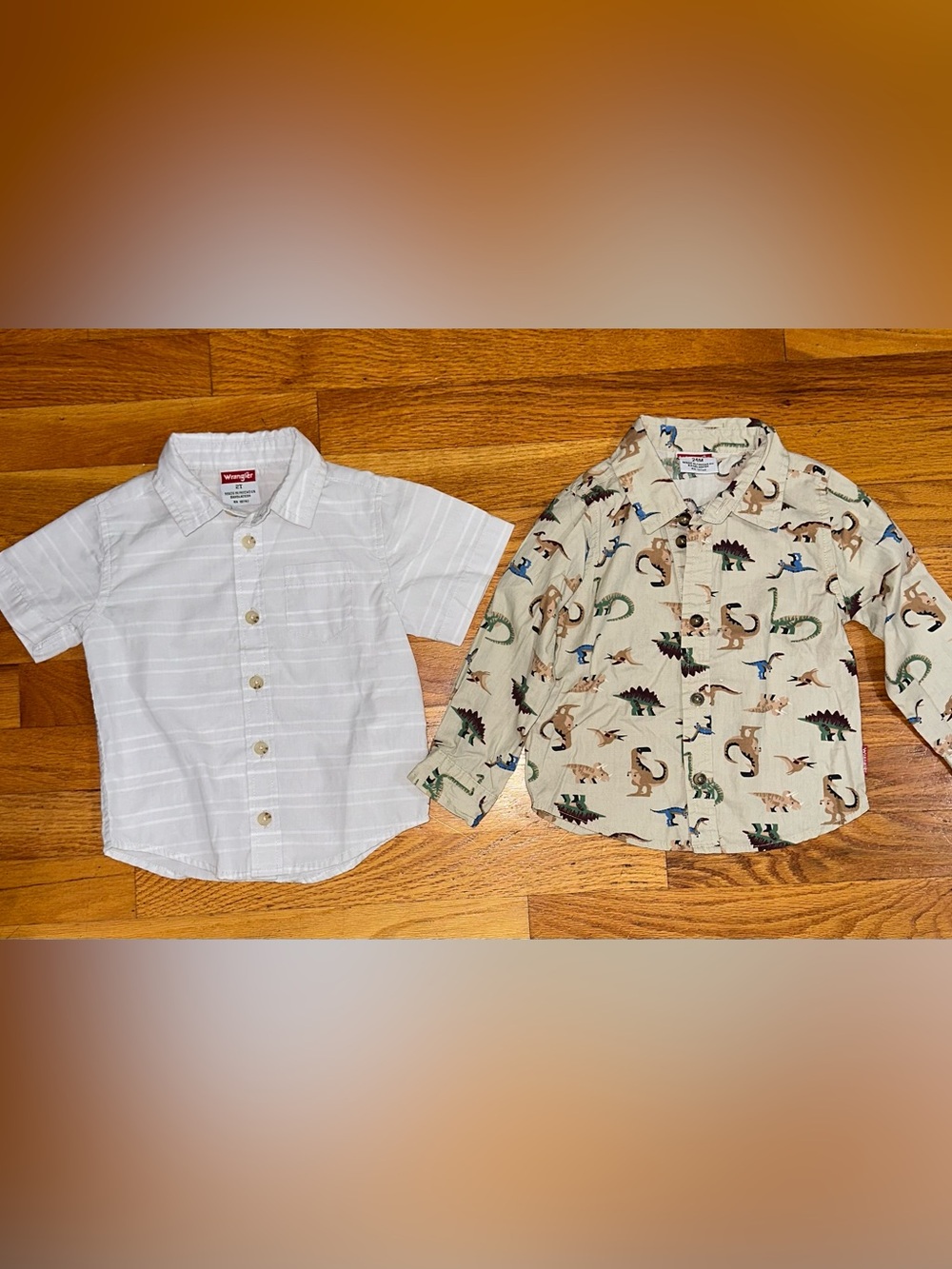 Wrangler set of 2 Button-Down Shirts 24M/2T